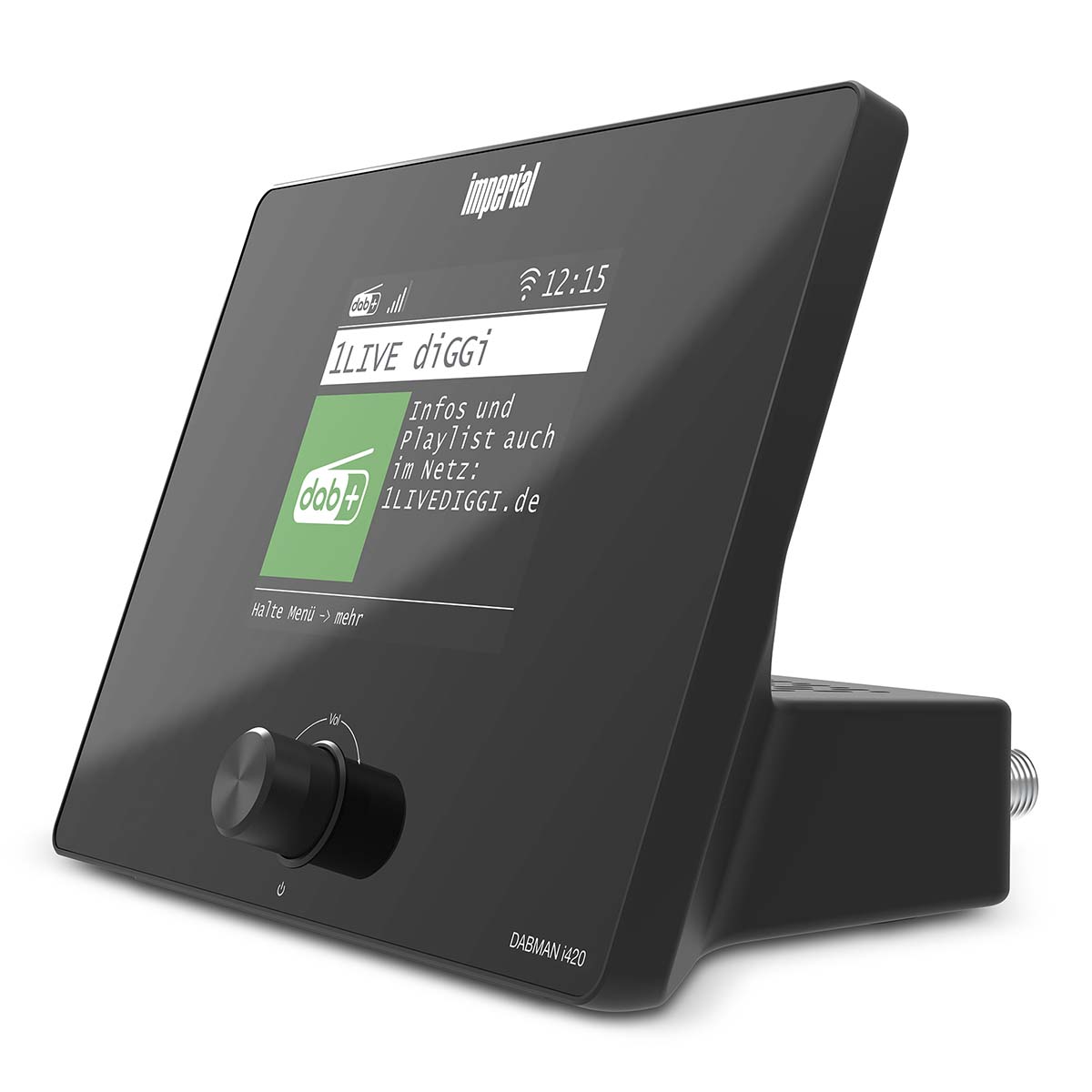 Compacte hybride radio (internet, DAB+, FM-hifituner) met Bluetooth. - Afbeelding 3