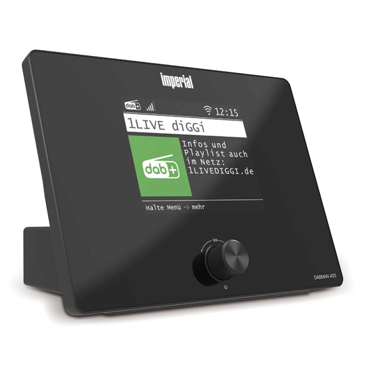 Compacte hybride radio (internet, DAB+, FM-hifituner) met Bluetooth. - Afbeelding 2