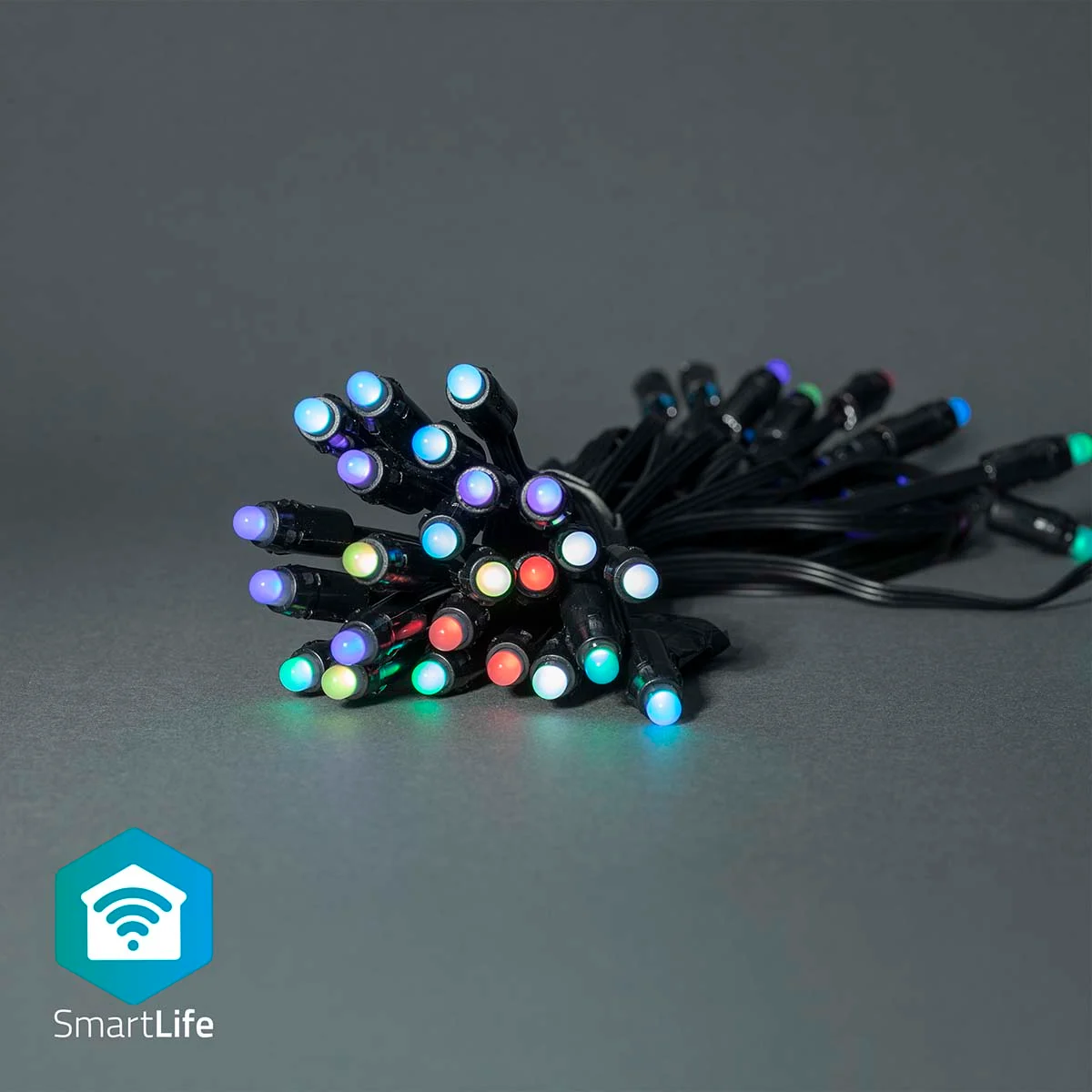 SmartLife-kerstverlichting (Kleur, 48 LEDS)
