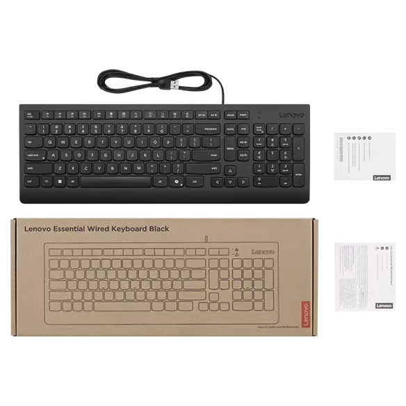 Lenovo Essential bedraad toetsenbord (copilot ready) - QWERTY (VS Internationaal) - Afbeelding 2